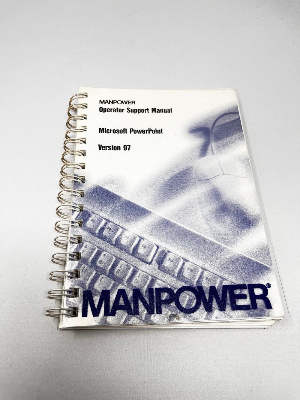 Manpower Operator Support Manual, Microsoft PowerPoint Version 97 Pre-Owned